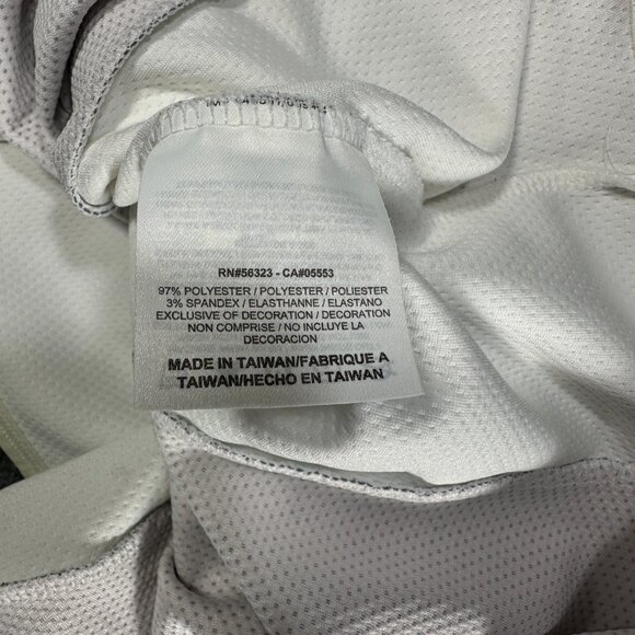 Nike Golf Top Womens Small  1/4 Zip  Tour Performance Dri Fit Gray White Pink - Picture 6 of 8